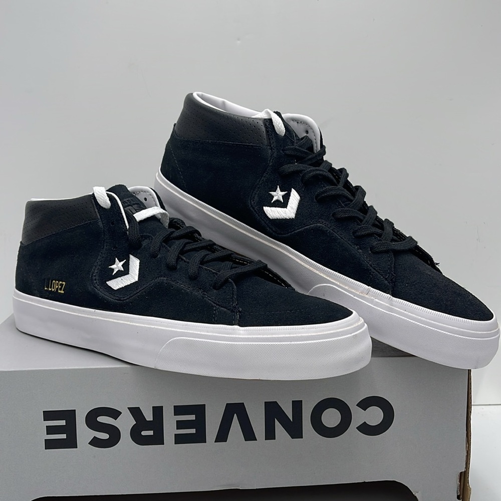 Converse Black High-Top Men's Shoes 171331C
LOUIE LOPEZ PRO MID BLACK/BLACK/WHIT - Picture 5 of 16